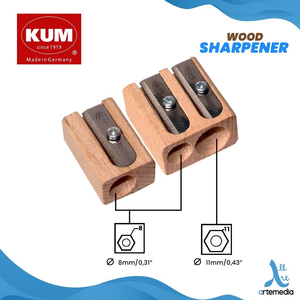 Jual KUM Sharpener Wood Carbon Steel Blade Rautan Pensil | Shopee Indonesia