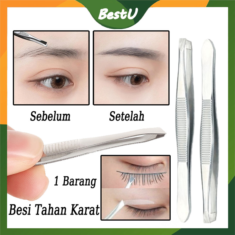 Jual Pinset Stainless Steel /Pinset Alis Ketiak Uban Alis /Pinset ...