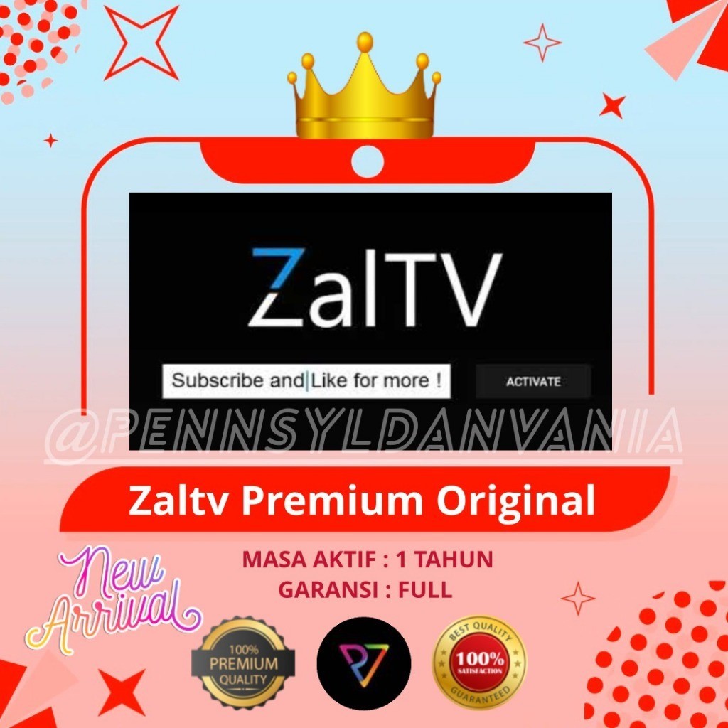 Jual Kode Zaltv Premium Original Full Channel 1 Tahun Full