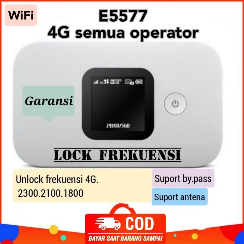 Jual Modem mifi Huawei e5577 slim 2, murah 4G , modem all operator 4G
