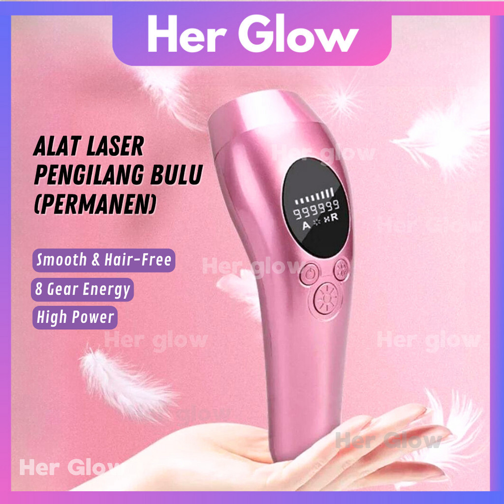 Jual HER GLOW ⭐GARANSI 1 TAHUN⭐ IPL ALAT LASER PENGHILANG BULU KETIAK