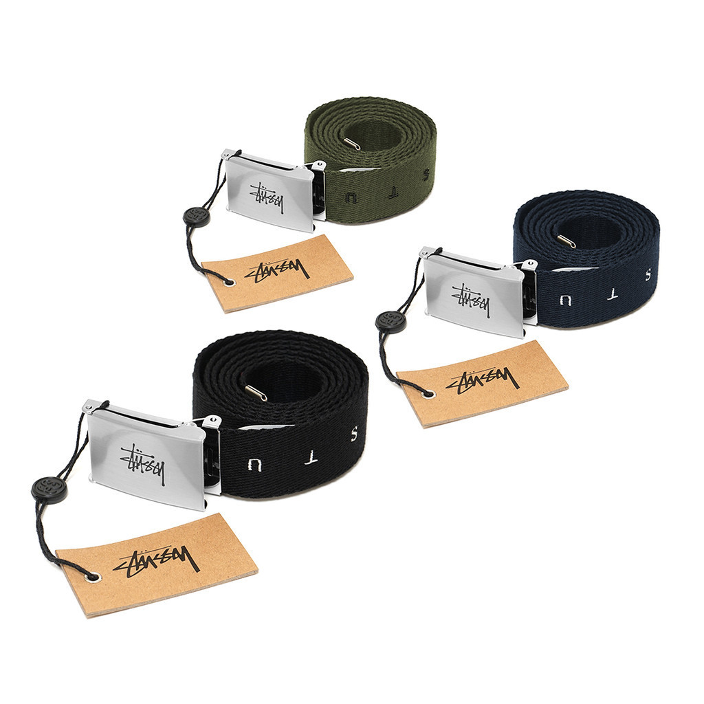 Jual Stussy Small Text Webbing Belt | Shopee Indonesia
