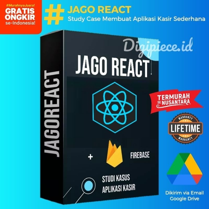 Jual JAGOAN REACT JS | FIREBASE - Studi Kasus Membangun Aplikasi Kasir ...