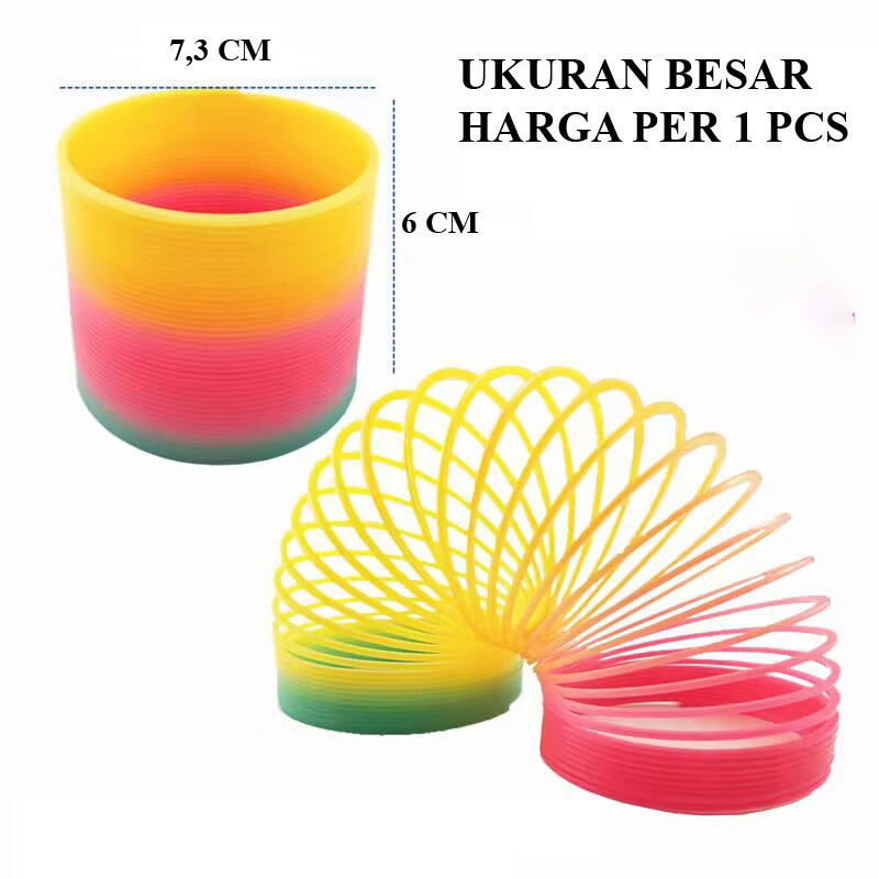 Jual RAINBOW SPRING BESAR / MAGIC SPRING / SLINGKY SPRING UKURAN BESAR ...