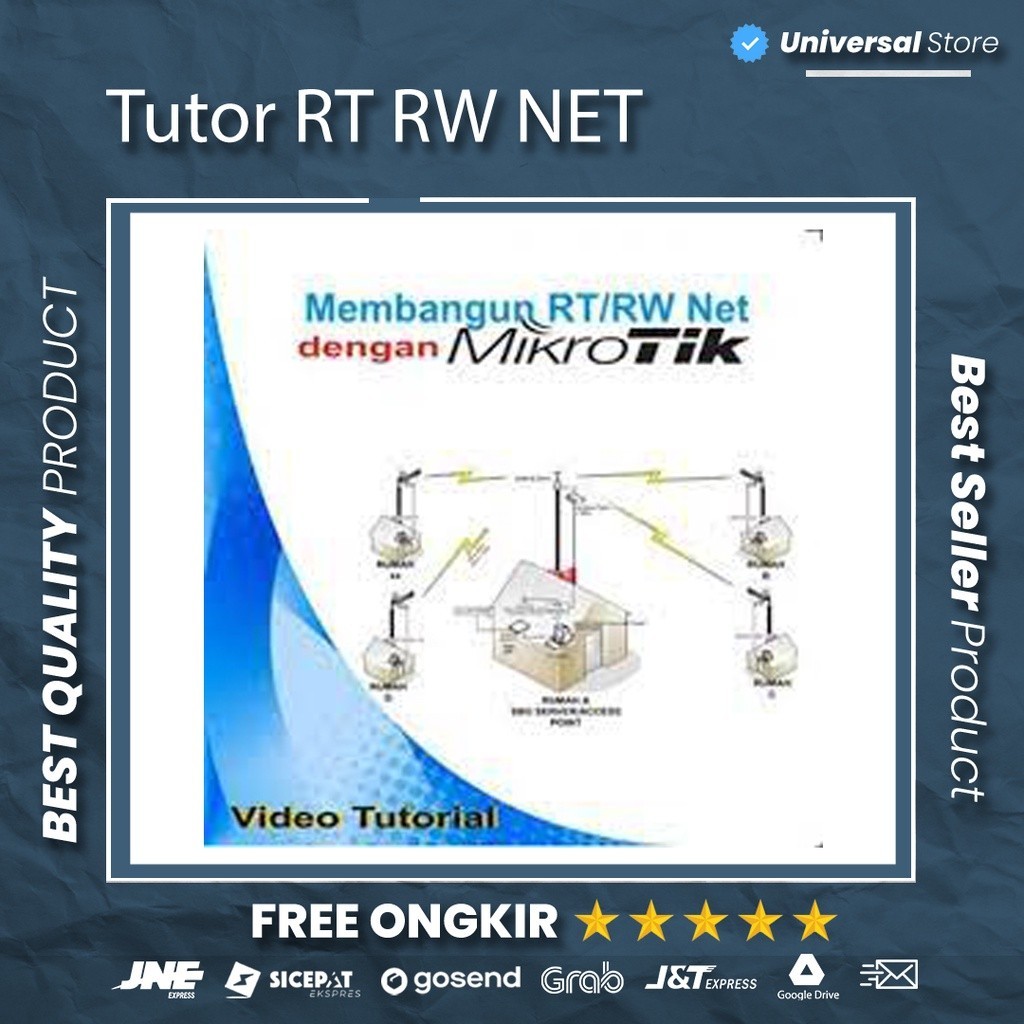 Jual Koleksi Tutorial Membangun Jaringan RT RW NET Dengan Mikrotik ...