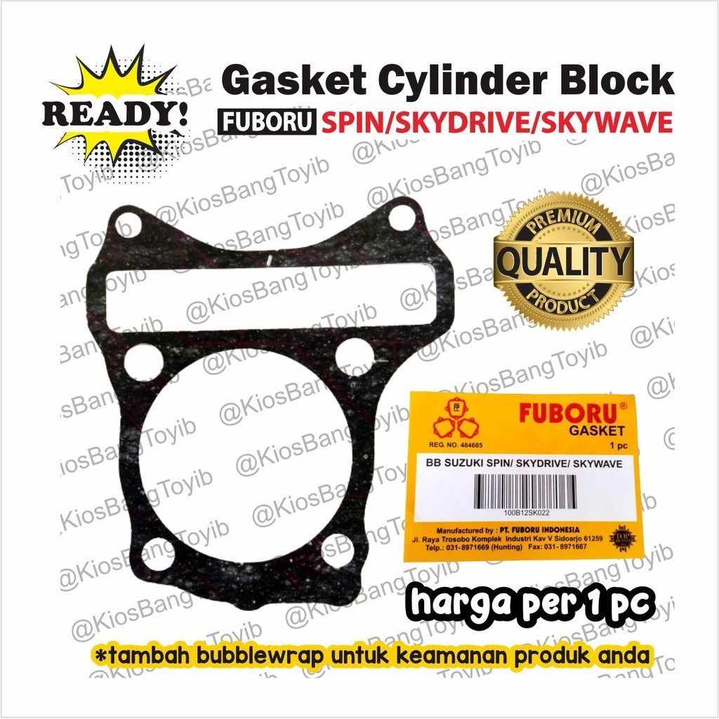 Jual Packing Gasket Cylinder Block Buring (BB) Suzuki SPIN SKYWAVE ...