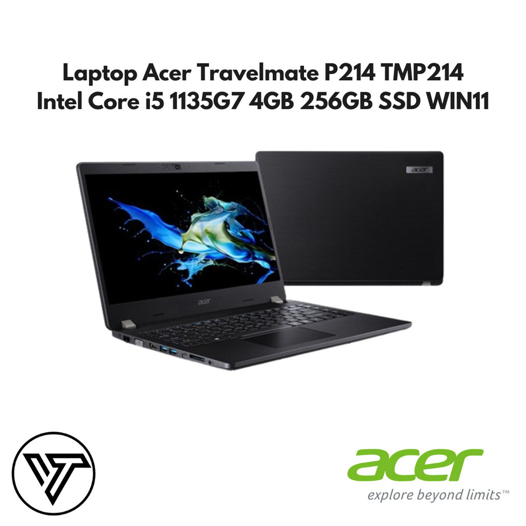 Jual Laptop Acer Travelmate P214 TMP214 Intel Core i5 1135G7 256GB SSD ...