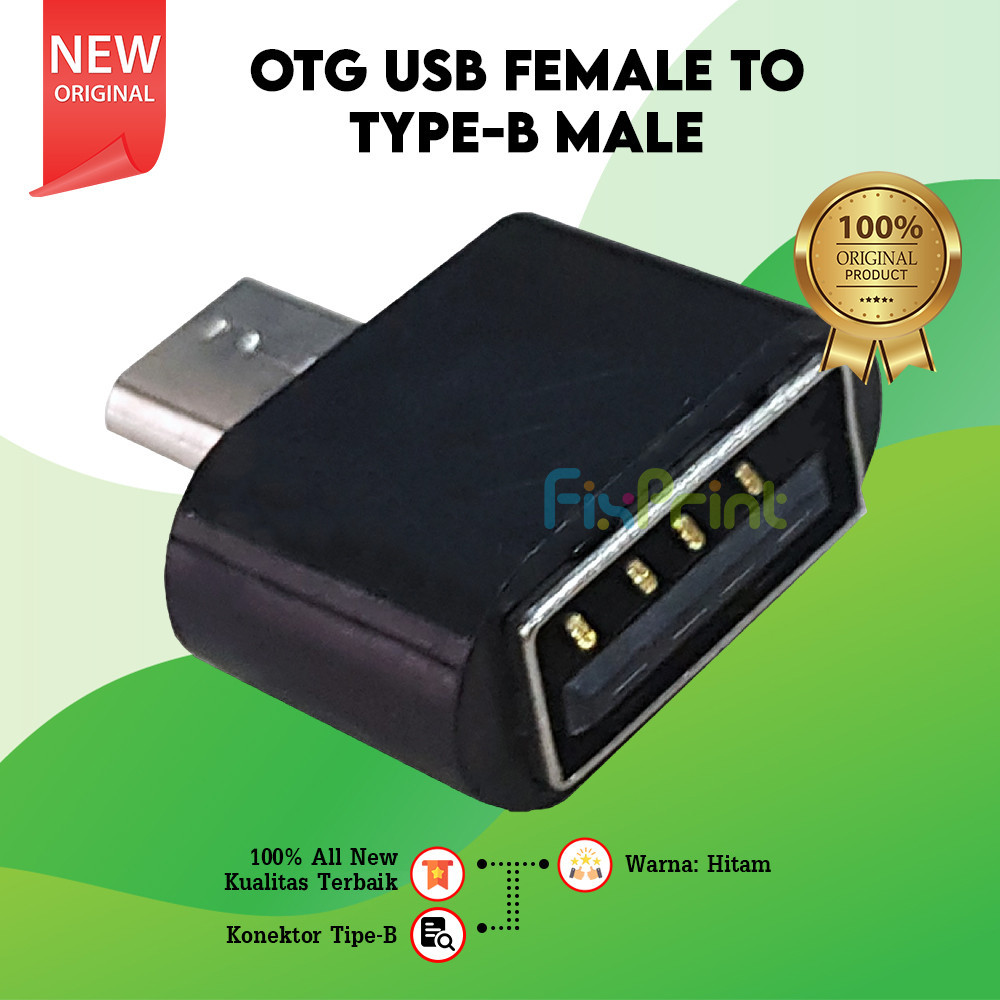 Jual Converter Adaptor USB OTG Type C Female to Type B Male, OTG USB ...