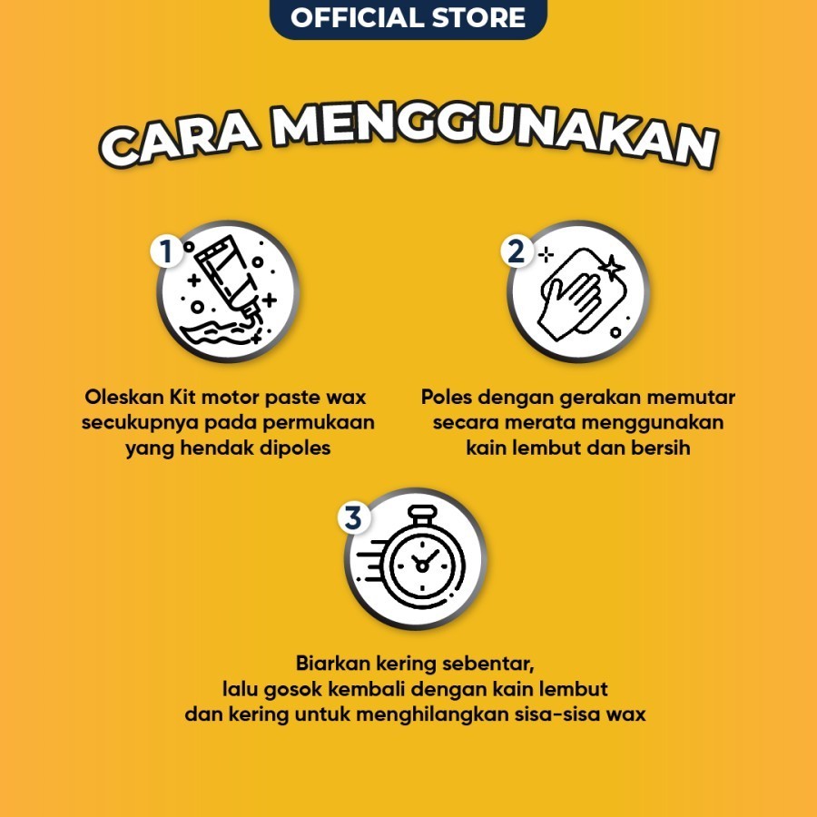Jual Kit Motor Paste Wax Original Kit Odol Paste Wax 60 gr Kit Odol ...