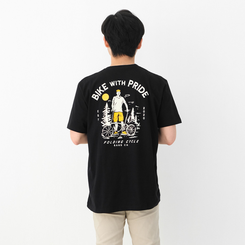 T-shirt BRIKO-BIKE Noir – Neuf Avec étiquettes, Taille Unique