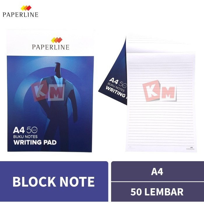 Jual Block Note Flip Over Writing Pad Buku Memo Paperline A Isi Lembar Shopee Indonesia