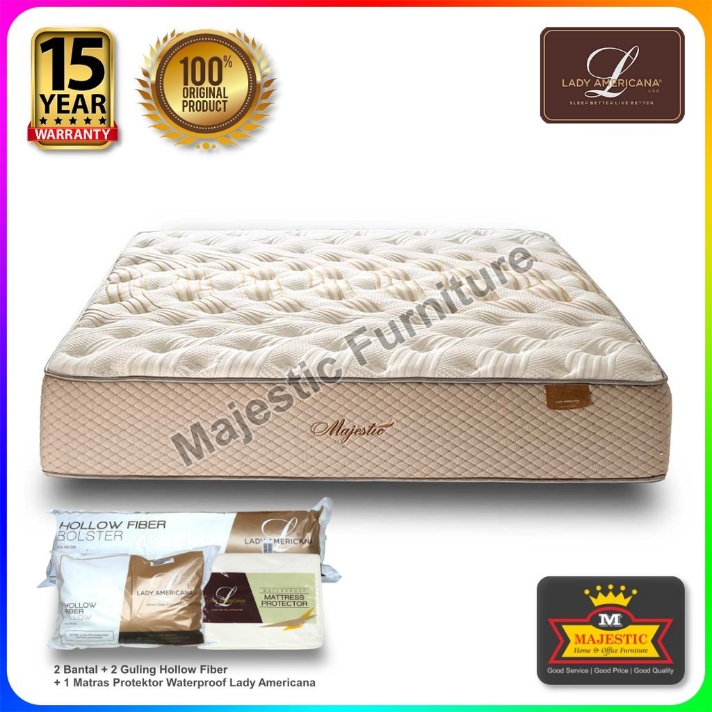 Jual Kasur Spring Bed Lady Americana Majestic Jogja Shopee Indonesia
