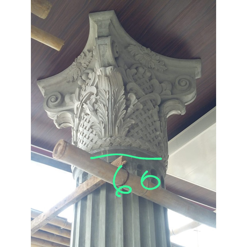 Jual ornamen kepala tiang rumah besar 60cm | Shopee Indonesia