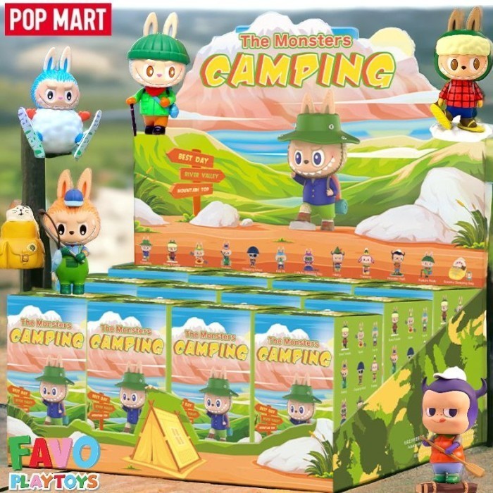 Jual POP MART The Monsters LABUBU Camping Series - FULL SET 12 PCS 