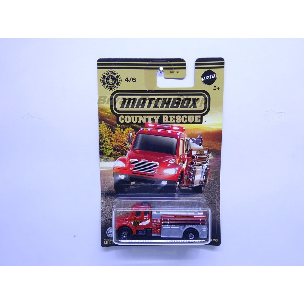 Jual Matchbox County Rescue Freightliner M2 106 Merah | Shopee Indonesia