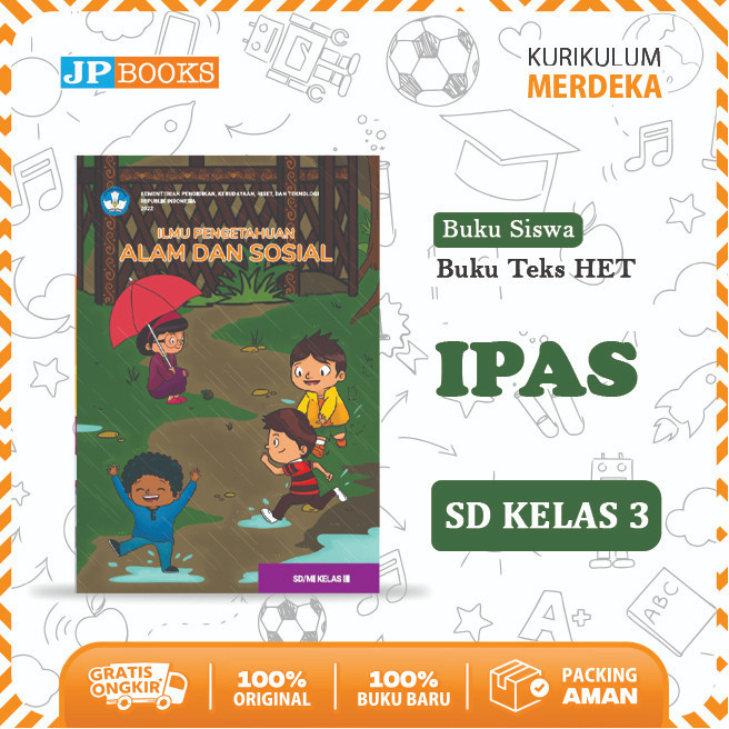 Jual JP Books – (KURIKULUM TERBARU) Buku Siswa / Buku Teks HET Kurmer