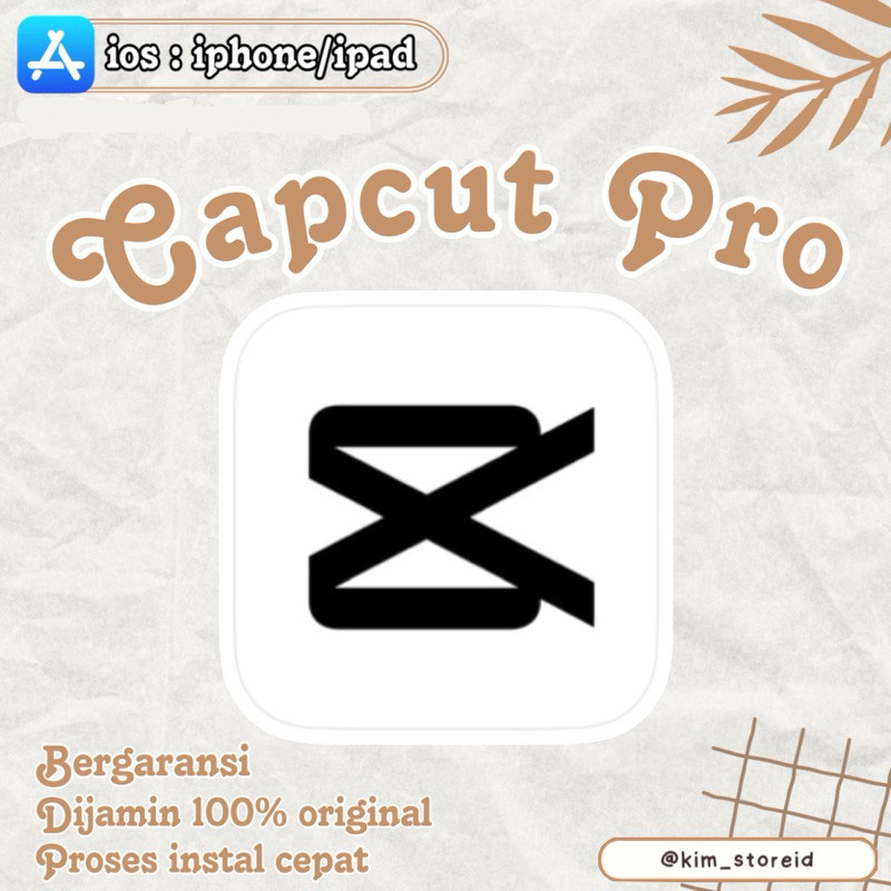 Jual Capcut Pro Bisa Semua Device Original Shopee Indonesia