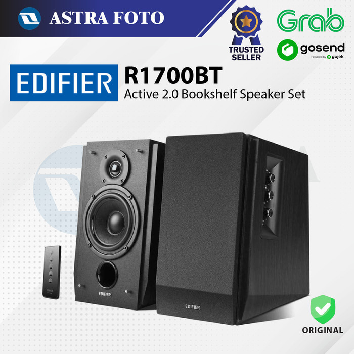 Jual Edifier Active 2.0 Bluetooth Speaker Set - R1700BT - Black ...