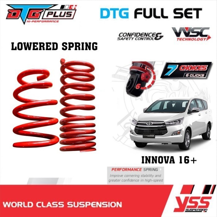 Jual Loweringkit Per Spring Yss Innova Reborn Depan Belakang (05-22 ...