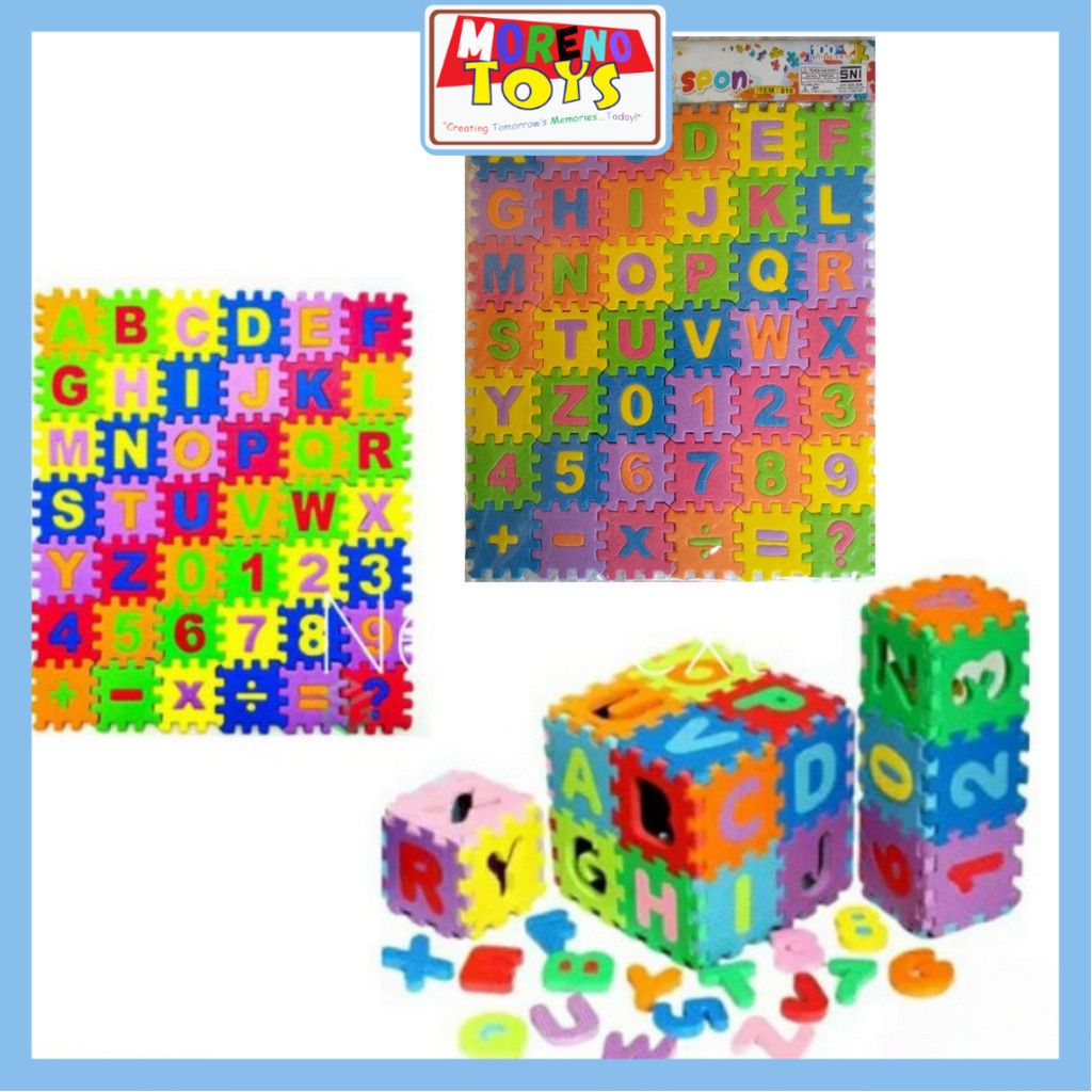 Jual MAINAN ANAK PUZZLE BUSA SPOND HURUF ALFABET 818 MAINAN EDUKASI ...