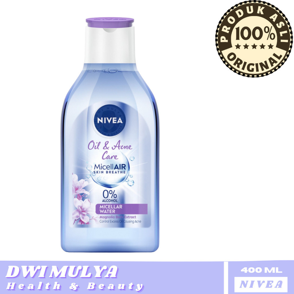 Jual NIVEA MicellAir Skin Breathe Oil & Acne Care - 400ml (Micellar ...