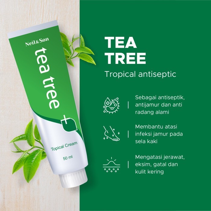Jual Neil & Son Tea Tree Tropical Cream - 50ml | Shopee Indonesia