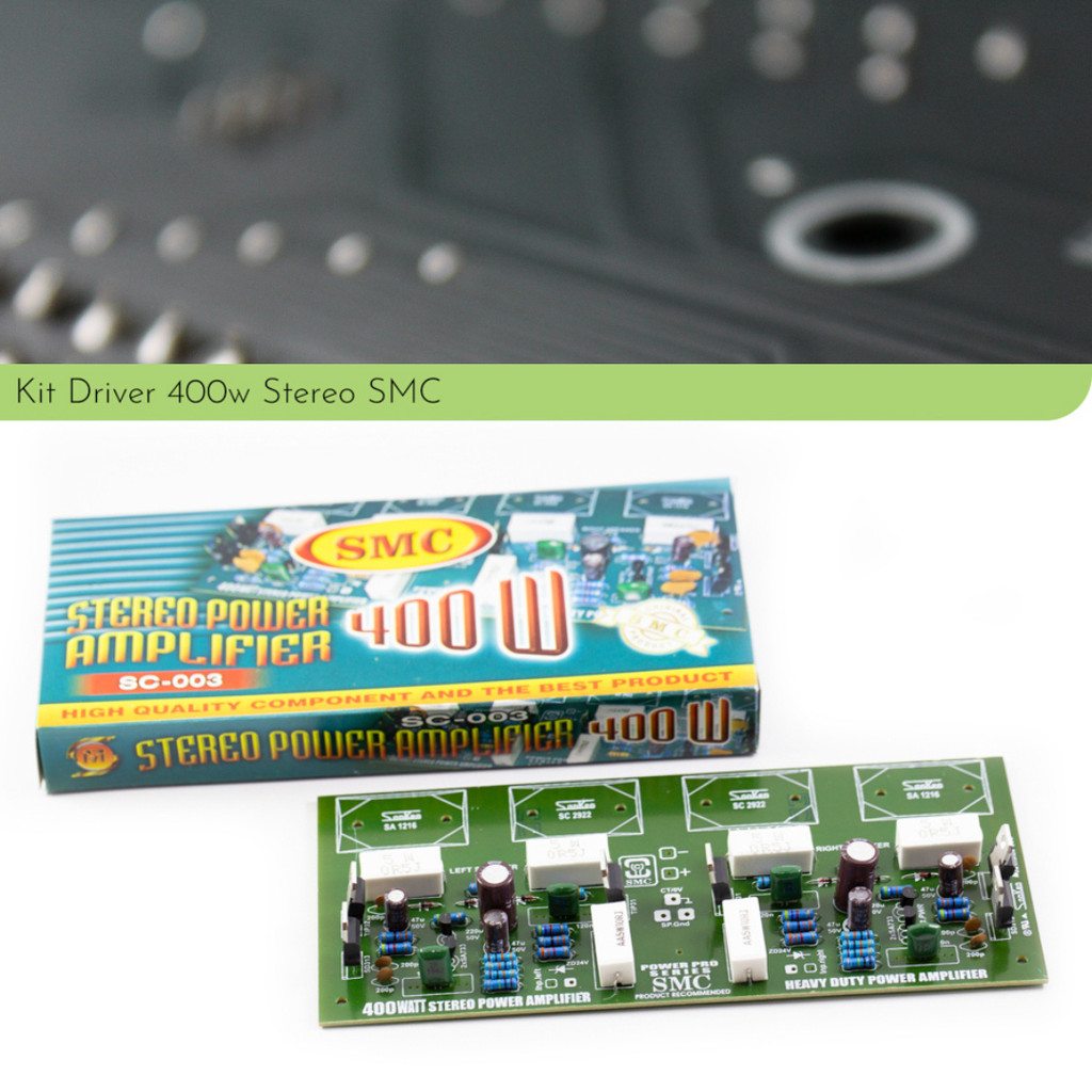 Jual Kit Rakitan Driver 400w Stereo DR 400 watt STR SC003 SC 003 by SMC ...