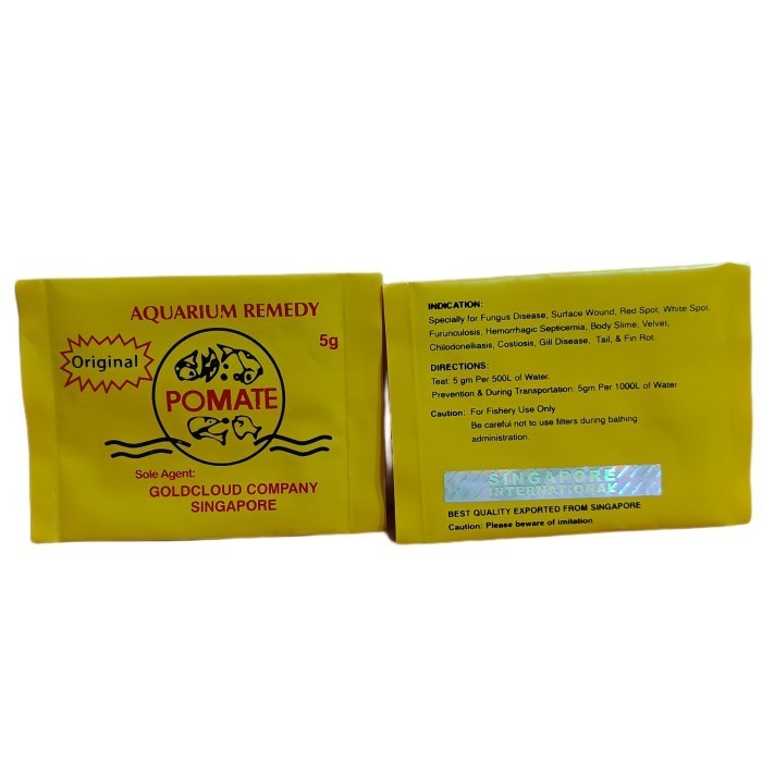 Jual Obat ikan Pomate Original 5gram asli singapore Shopee Indonesia