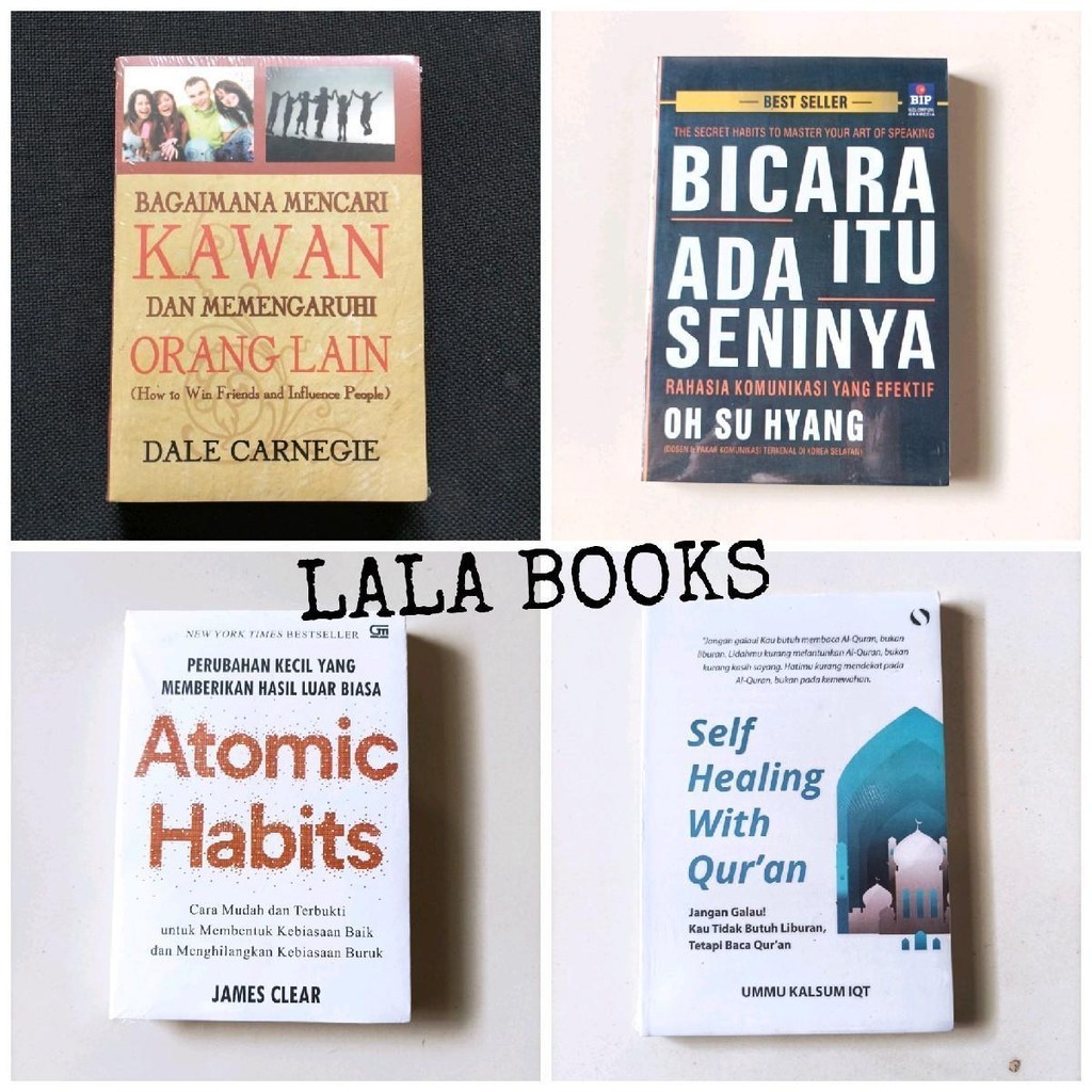 Jual Paket Motivasi 4 Buku Bagaimana Mencari Kawan Dan Mempengaruhi