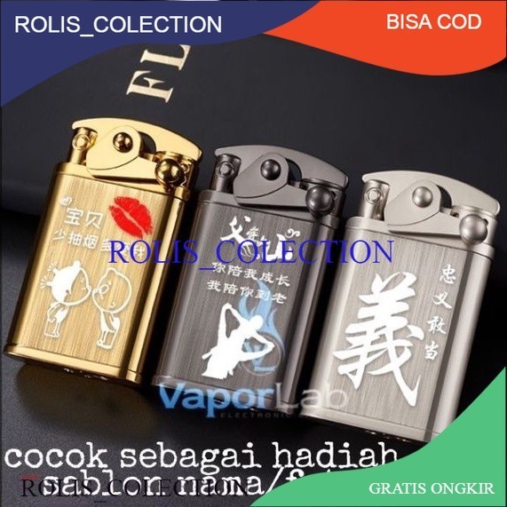 Jual KEREN... mancis korek api 2in1 bisa bara las atau api gift lighter ...