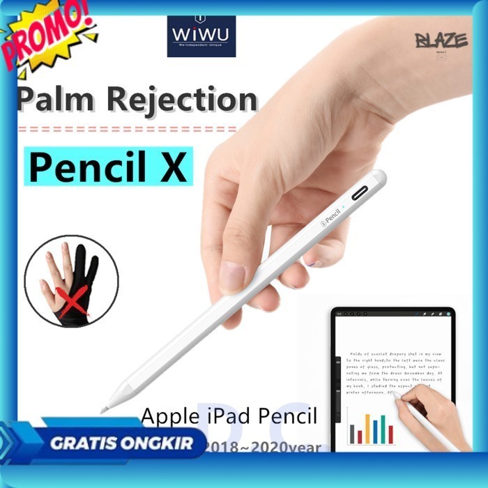Jual IPad Pro 12.9 Wiwu Pencil X Stylus Pens Palm Rejection Digital