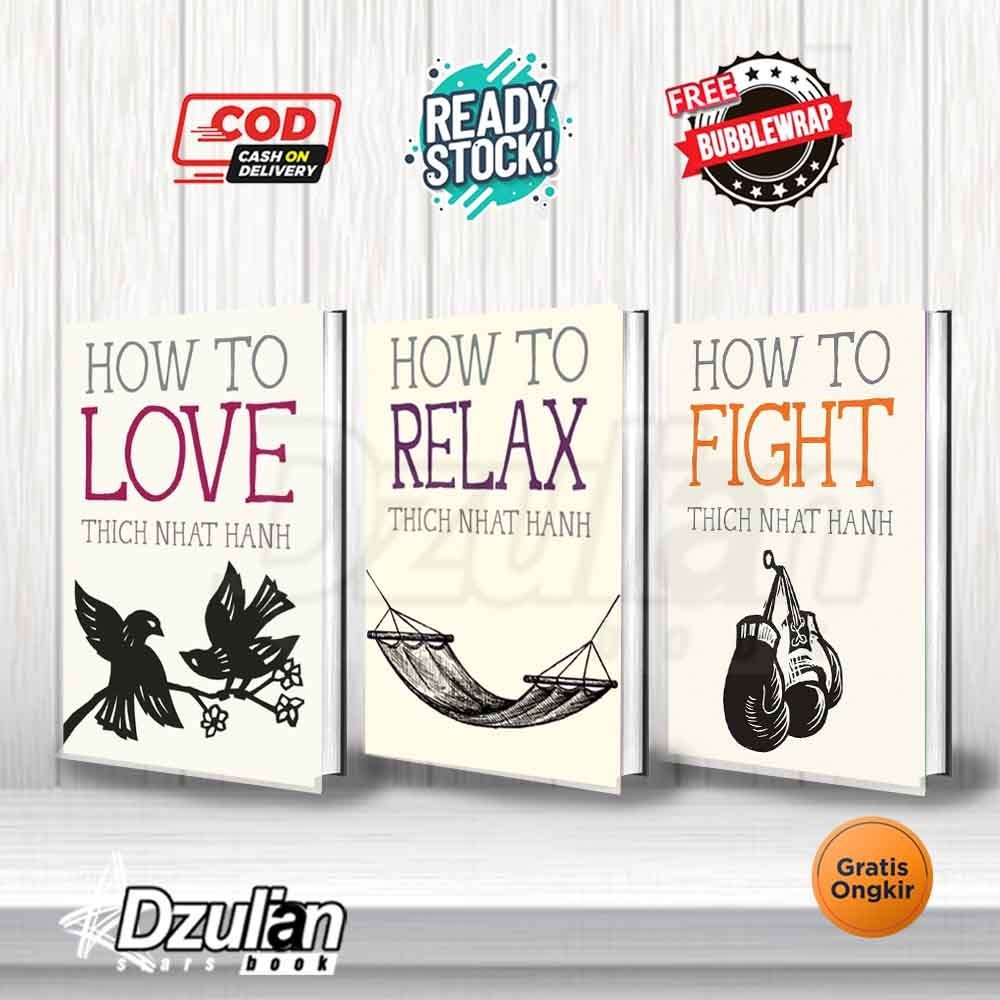 Jual Buku (PAKET )Thich Nhat Hanh- how to love, how to relax, how to ...