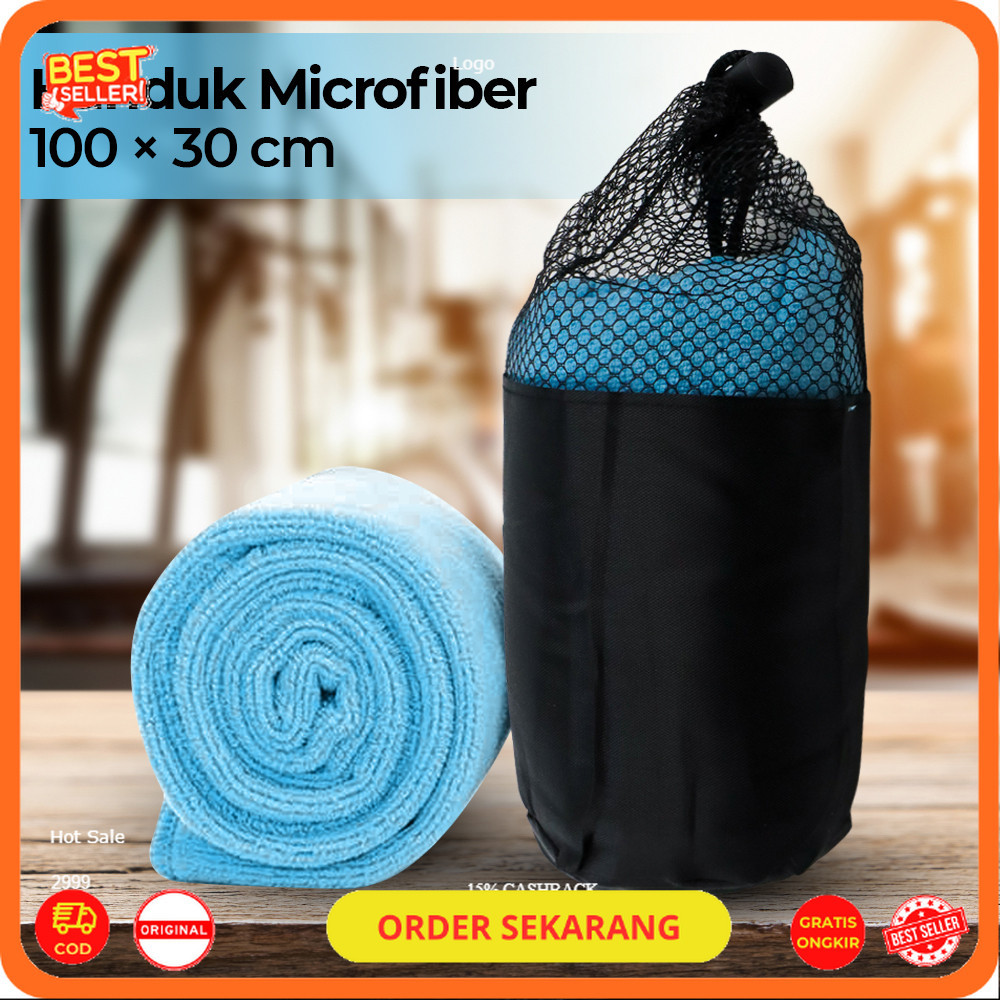 Jual Handuk Microfiber Menyerap dengan Baik Quick Dry 100 x 30 cm ...