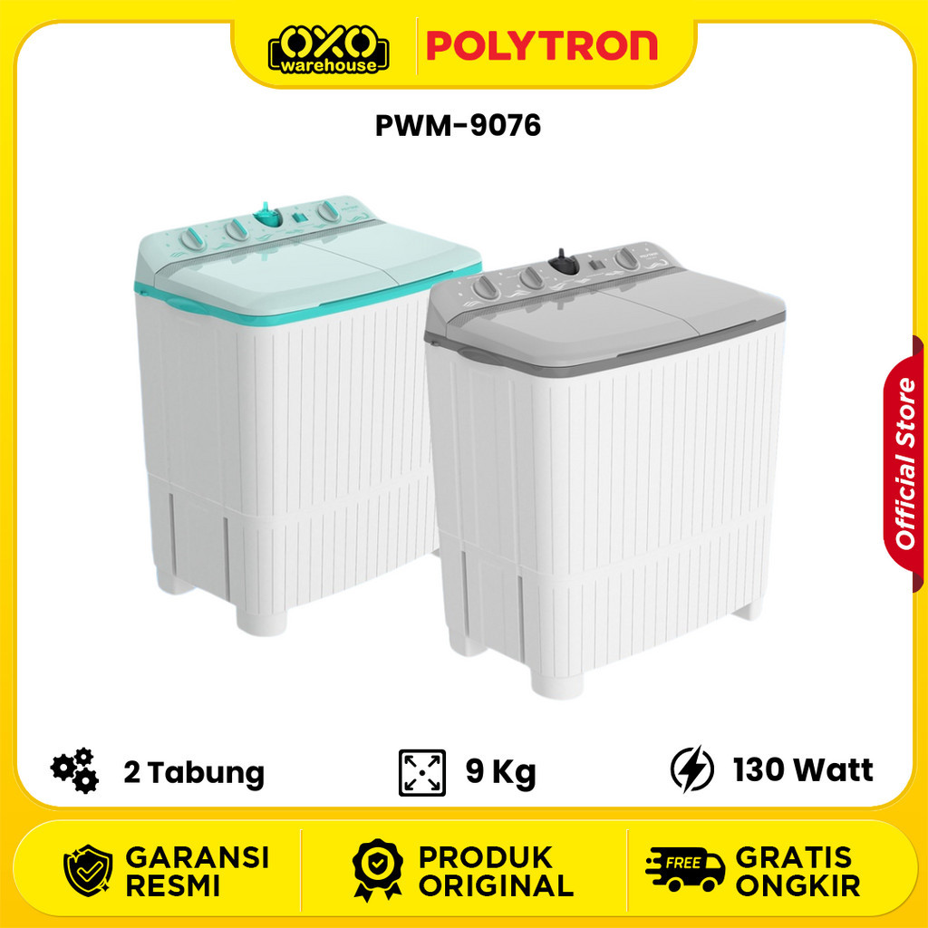 Jual Polytron Mesin Cuci Tabung Kg Samba Series Hijab Pwm Garansi Resmi Twin Tube