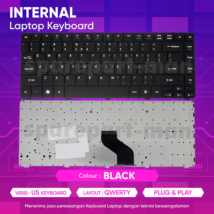 Jual Keyboard for Acer Aspire 4750 4752 4736 4738 4739 4740 4741 4935 ...