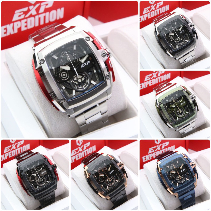 Jual Jam Tangan Pria Expedition E Bc E Original Chronograph Analog Garansi