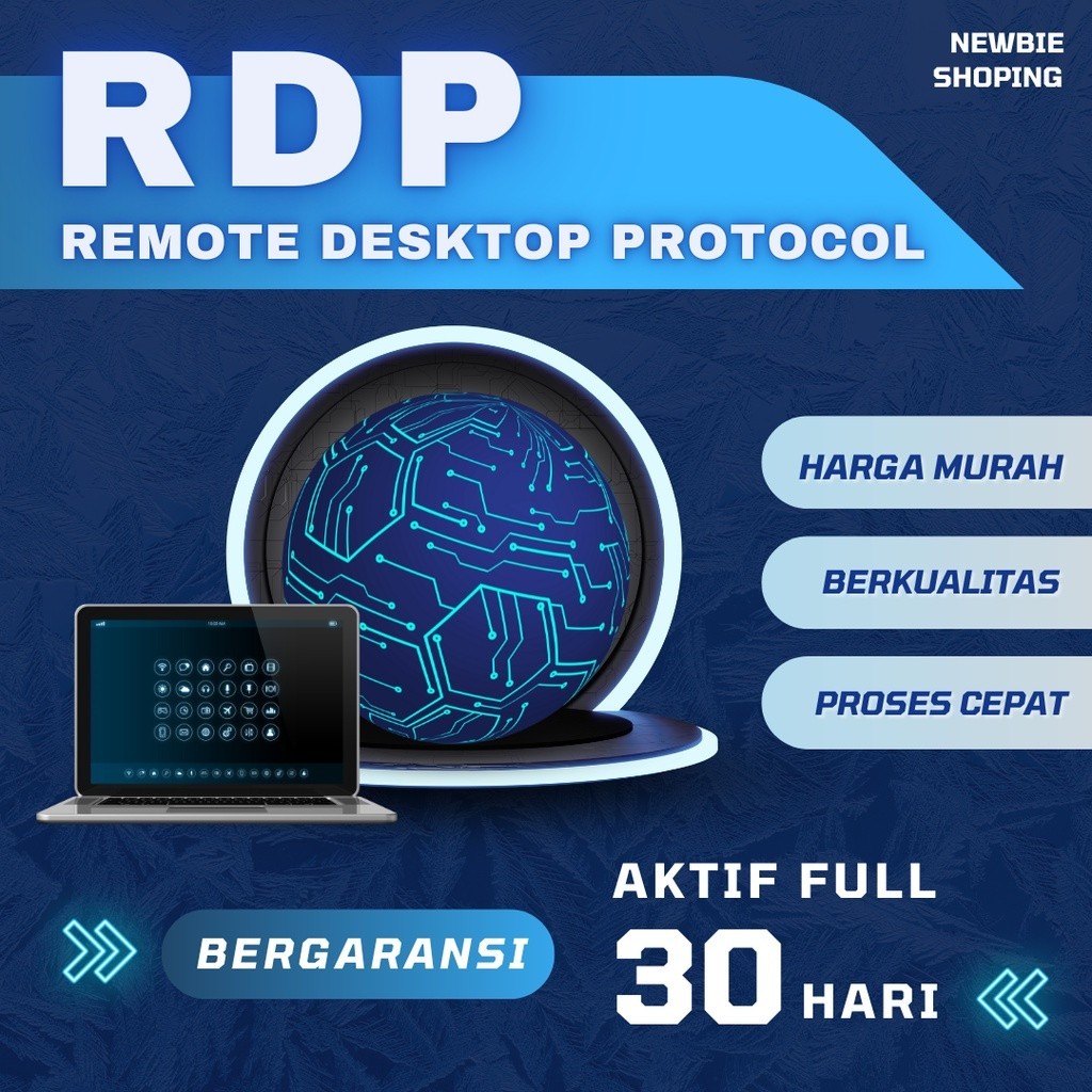 Jual RDP Windows FULL GARANSI 1 BULAN | Shopee Indonesia