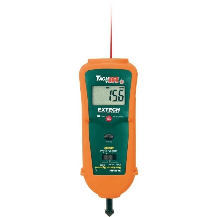 Jual EXTECH RPM10. COMBINATION LASER TACHOMETER And IR THERMOMETER ...