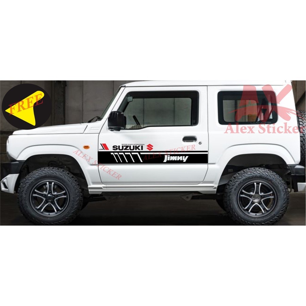 Jual STIKER STICKER MOBIL JIMNY STIKER MOBIL SUZUKI JIMNY KATANA JEEP ...