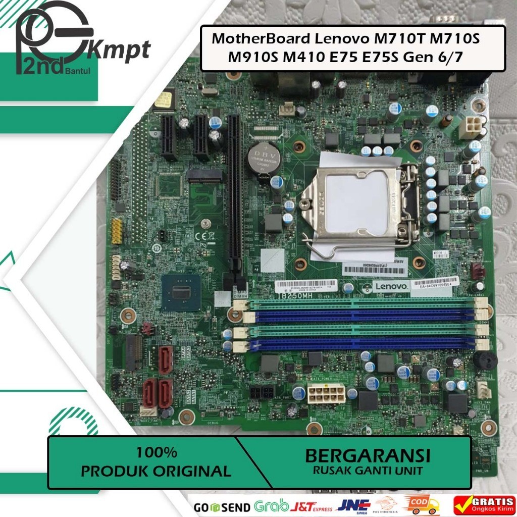 Jual Mainboard Motherboard Mobo Lenovo M710T M710S M910S M410 E75 E75S ...
