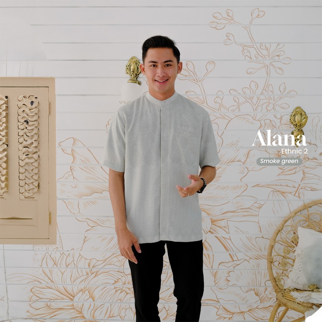 Jual Koko Alana Lengan Pendek I Premium Kondangan Pesta New Eid Series Koko Saja Shopee