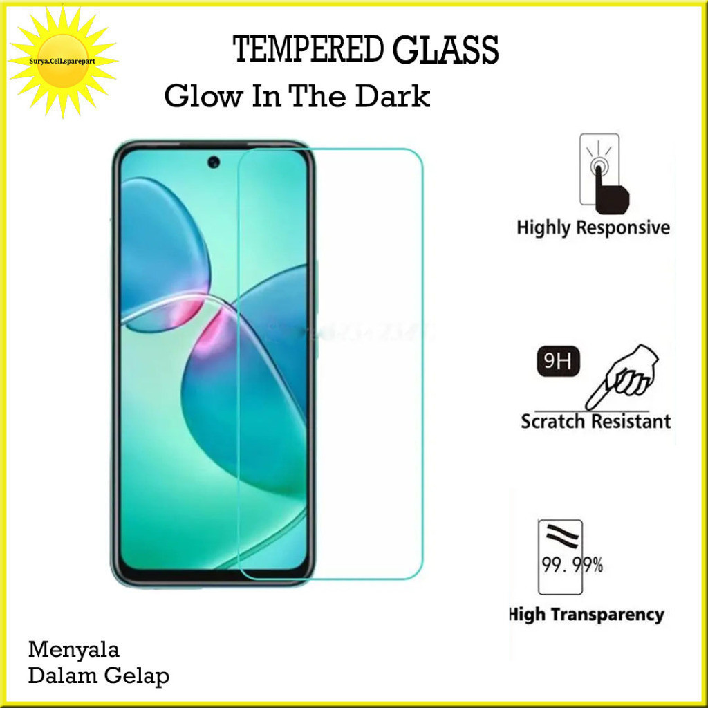 Jual Tempered Glass Full Glow In The Dark Oppo A Nfc A X A Reno F