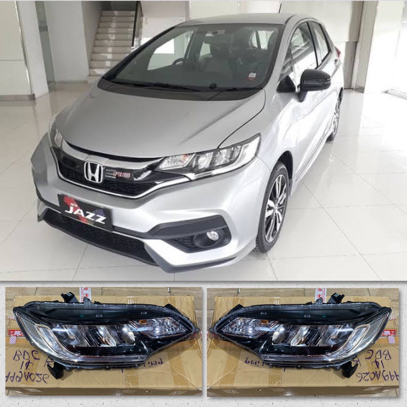 Jual Headlamp Lampu Depan Honda Jazz Gk Led Facelift Original Shopee Indonesia