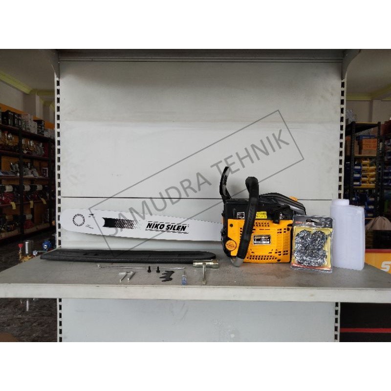 Jual Mesin Chainsaw Niko Silen Bar Baja Inch Mesin Gergaji