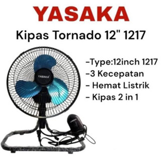 Jual Kipas Angin Besi Tornado Yasaka Inch Kipas Angin Besi Yasaka Inch Pe Nzr Shopee