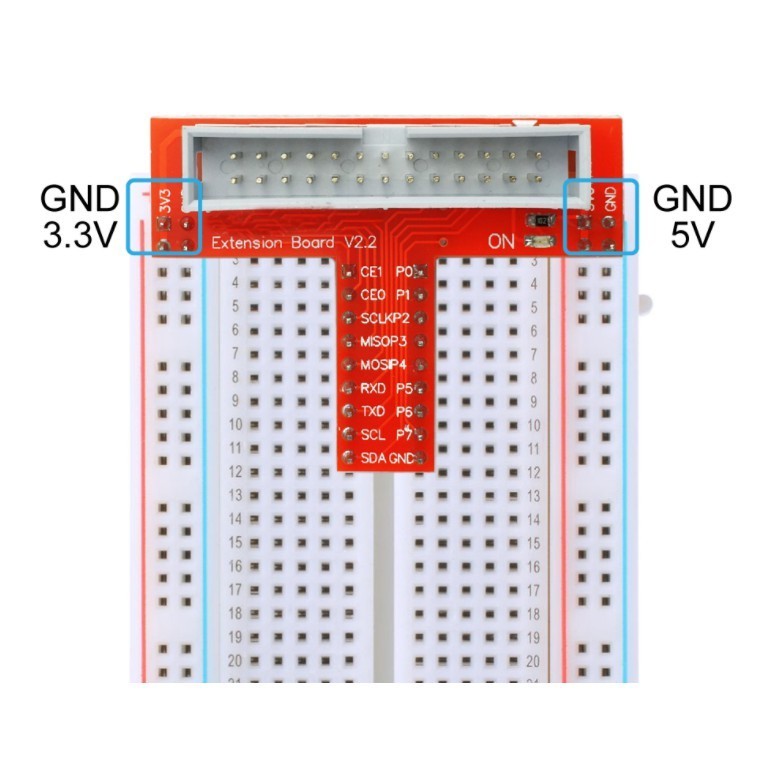 Jual Raspberry pi T Cobbler GPIO extension board cable adapter plate ...