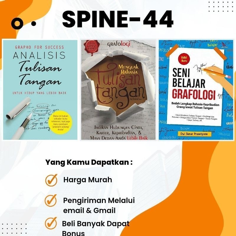 Jual Paket Lengkap Belajar Grafologi Analis Tulisan Tangan Shopee