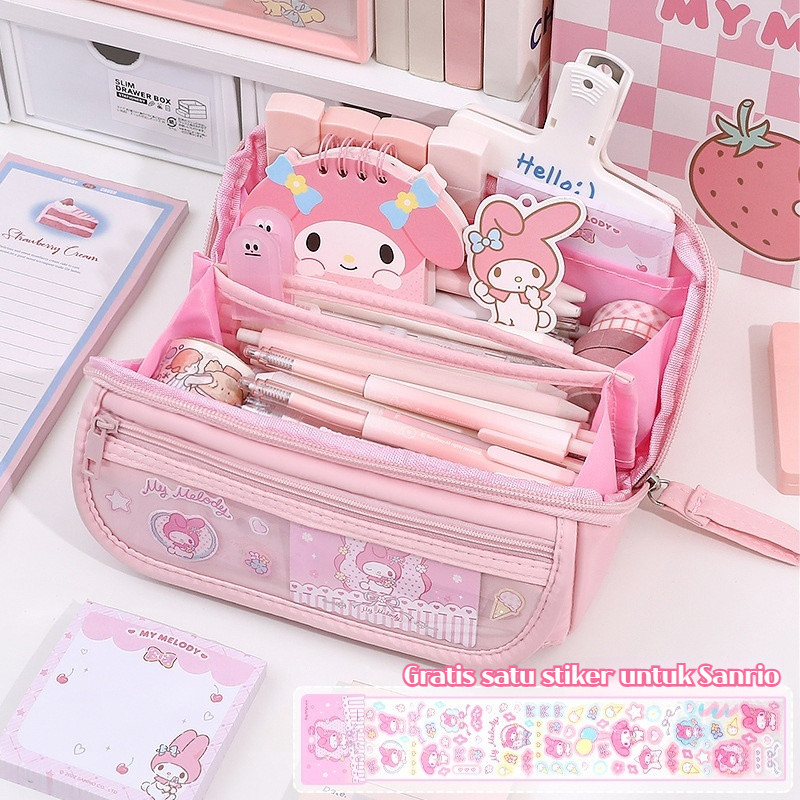 Jual 【COD】BARU Sanrio Tempat Pensil Cinnamoroll Melody Kuromi ...