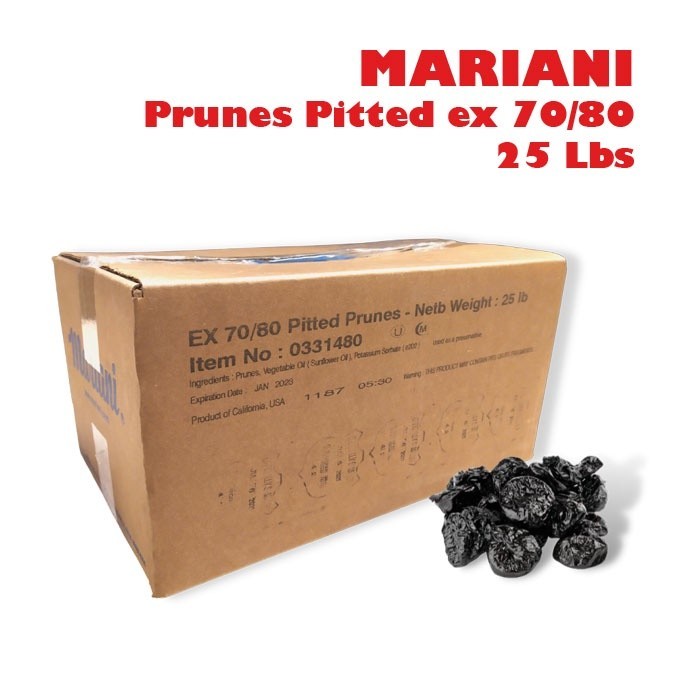 Jual MARIANI Dried Pitted Prunes 11,3 Kg / Plum ex 70/80 25 lbs Shopee Indonesia
