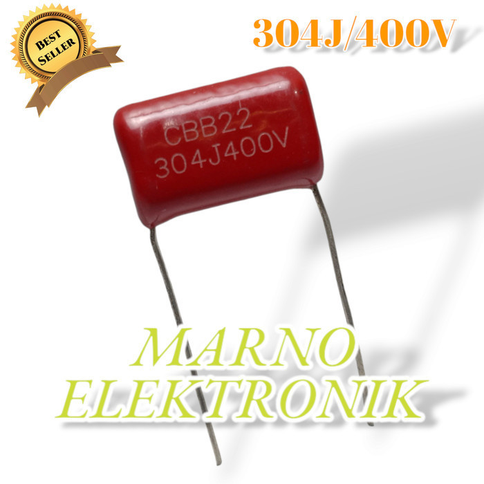 Jual CAPASITOR MILAR 100N 304J 400V 400KV 1OO N NANO MILAR -BB12 ...